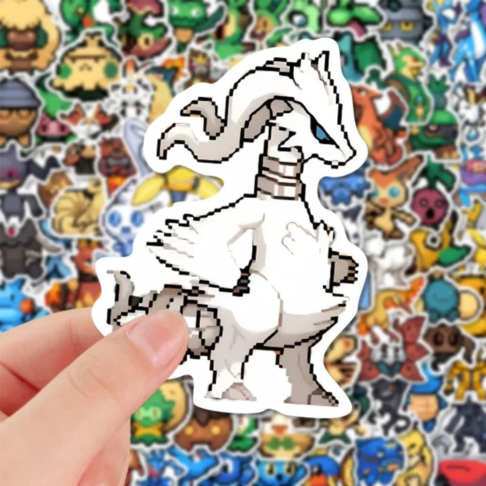 Pixel Sprites Pokémon Stickers 10/30/50/110pcs