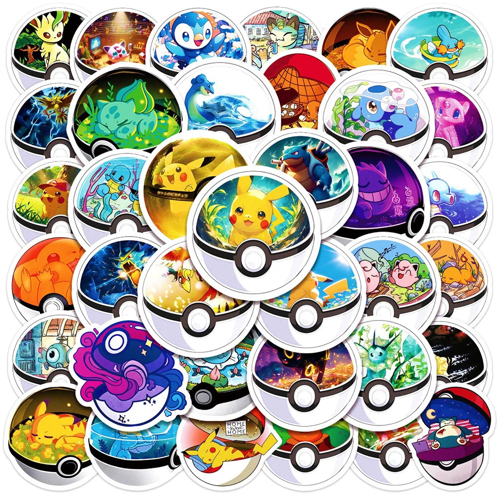 Pokémon Pokeball Interior Stickers