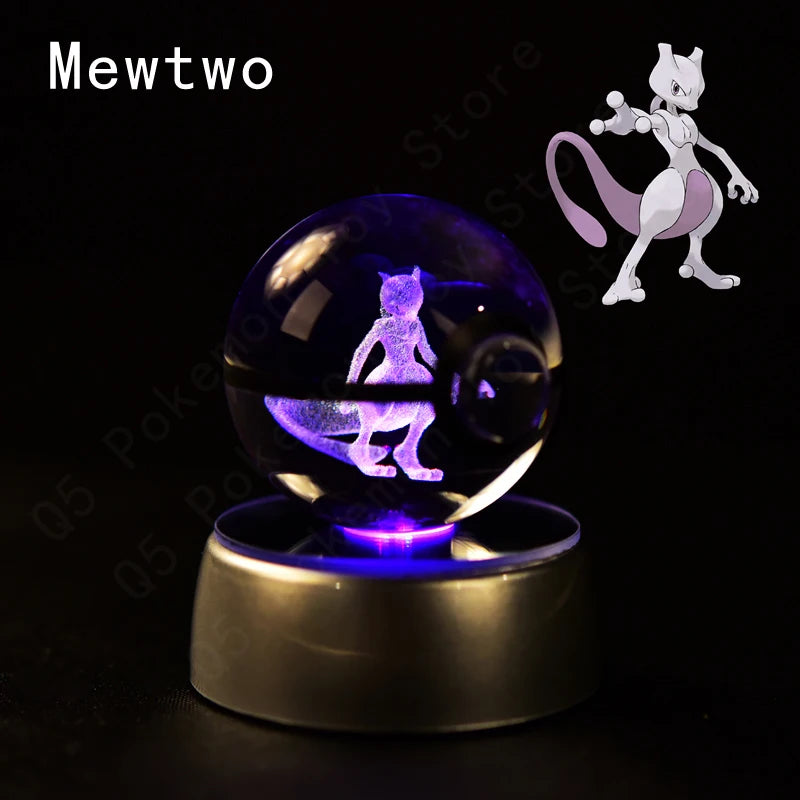Pokémon 3D Crystal Ball Night Light