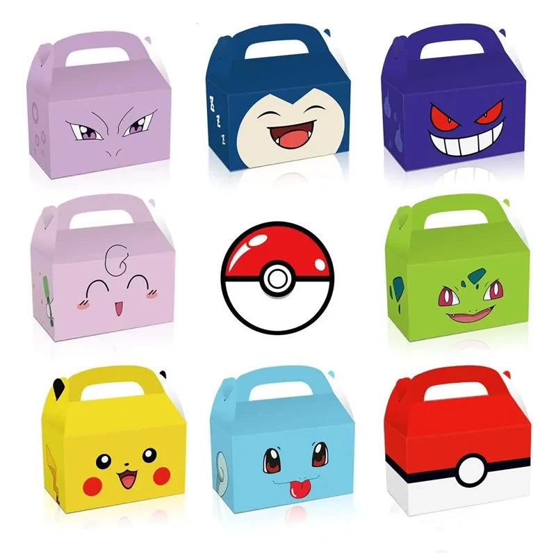 Pokémon Party Favor Gift boxes
