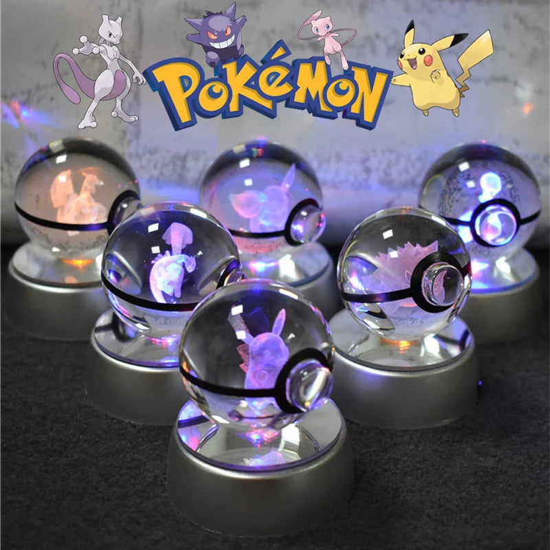 Pokémon 3D Crystal Ball Night Light