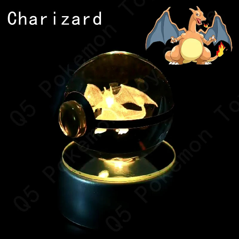 Pokémon 3D Crystal Ball Night Light