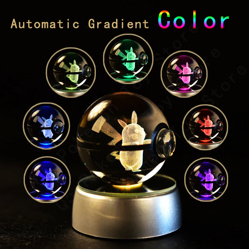Pokémon 3D Crystal Ball Night Light