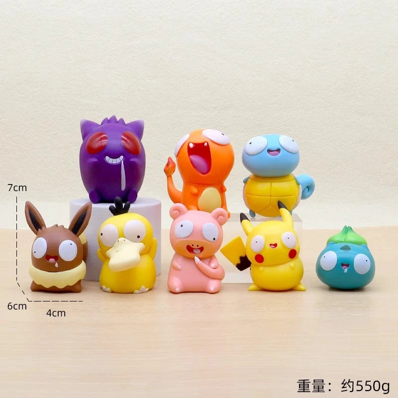 2.7in Derpy Pokémon figures