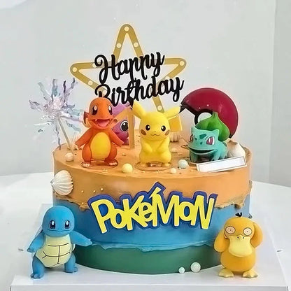 13Pcs/set Pokémon birthday cake decoration set
