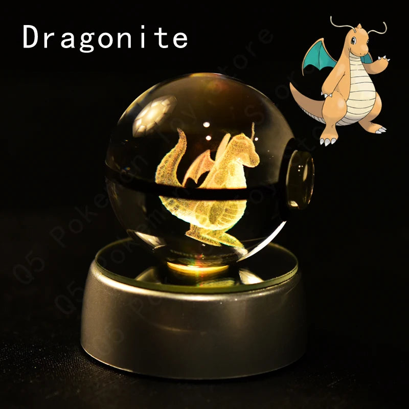 Pokémon 3D Crystal Ball Night Light