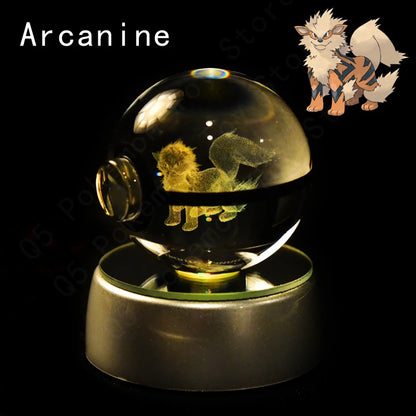 Pokémon 3D Crystal Ball Night Light