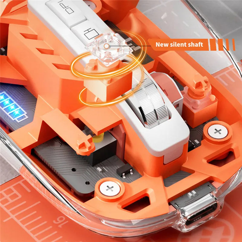 Transparent Wireless Mouse w/ Bluetooth and 2.4ghz
