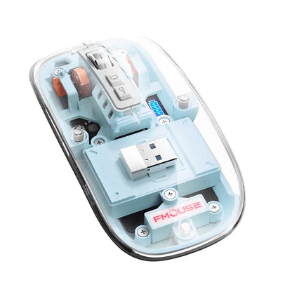 Transparent Wireless Mouse w/ Bluetooth and 2.4ghz