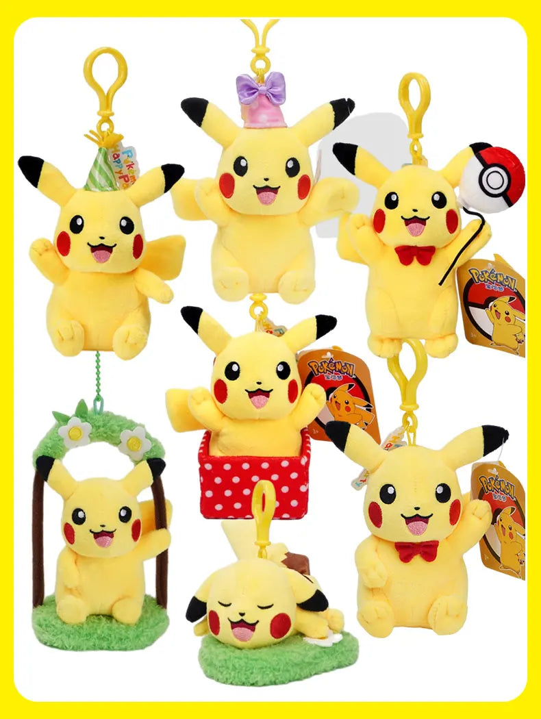 3-5in Pokémon plush toy Backpack hanger