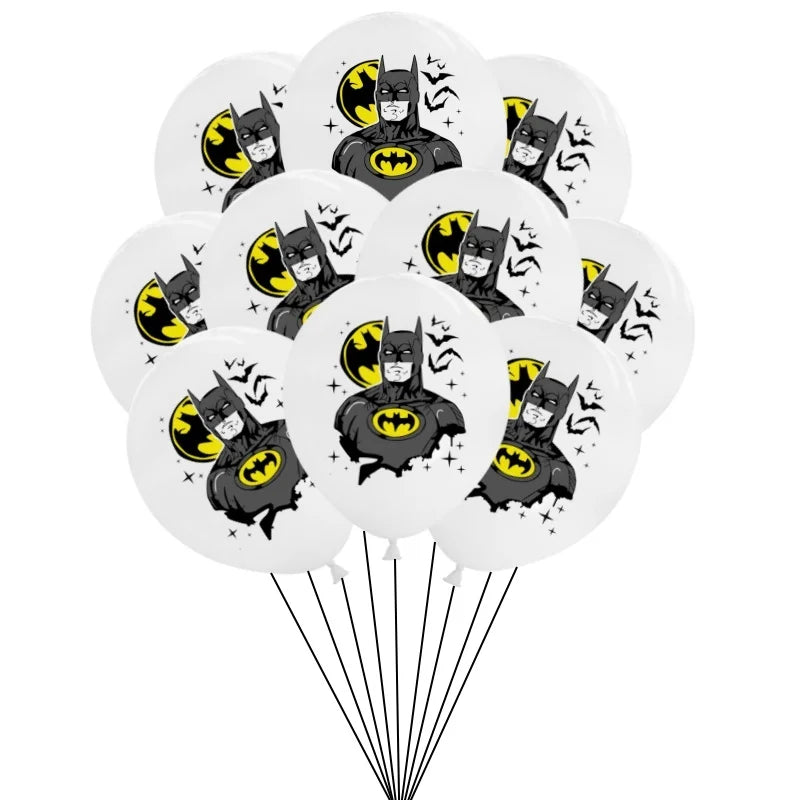 SuperHero Themed 12inch Latex Balloons | Marvel & DC