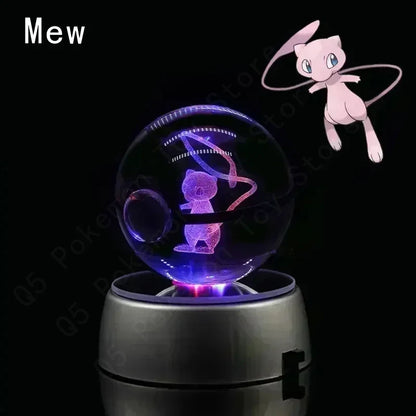 Pokémon 3D Crystal Ball Night Light