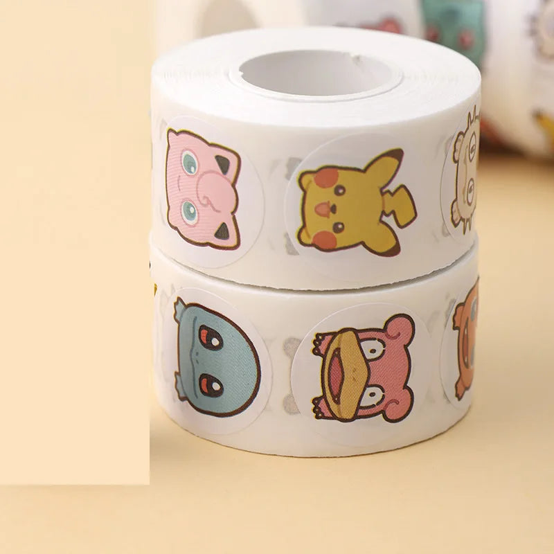 500pcs Roll Pokémon Stickers