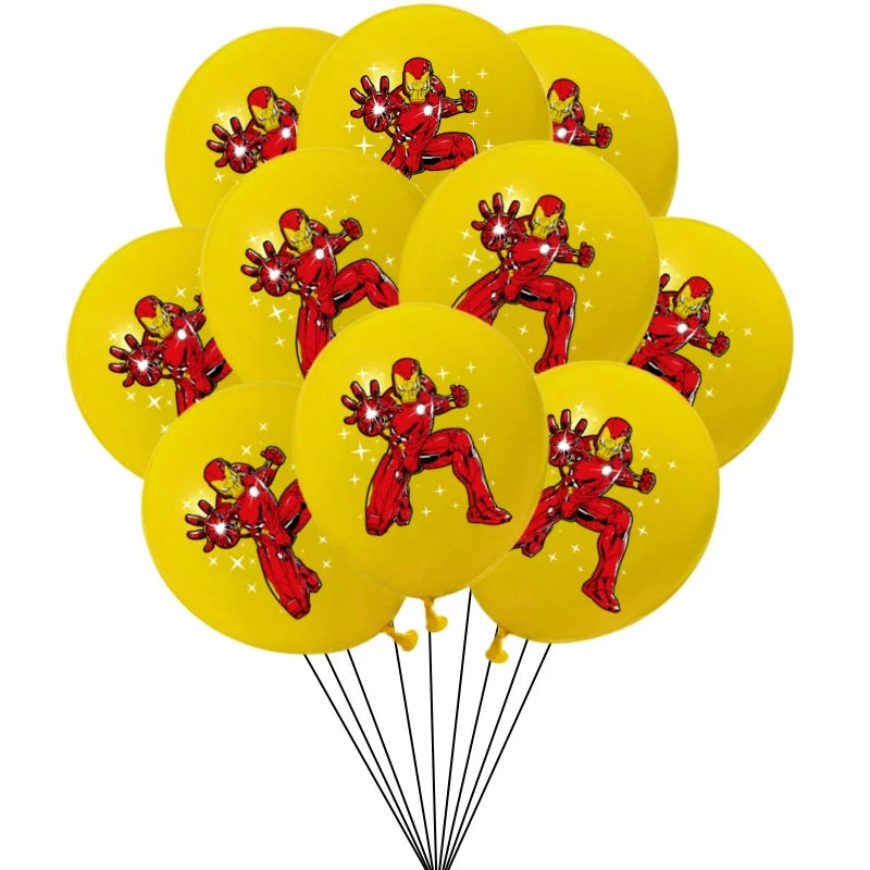 SuperHero Themed 12inch Latex Balloons | Marvel & DC